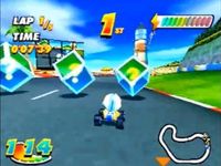 une photo d'Ã©cran de Speed Freaks sur Sony Playstation